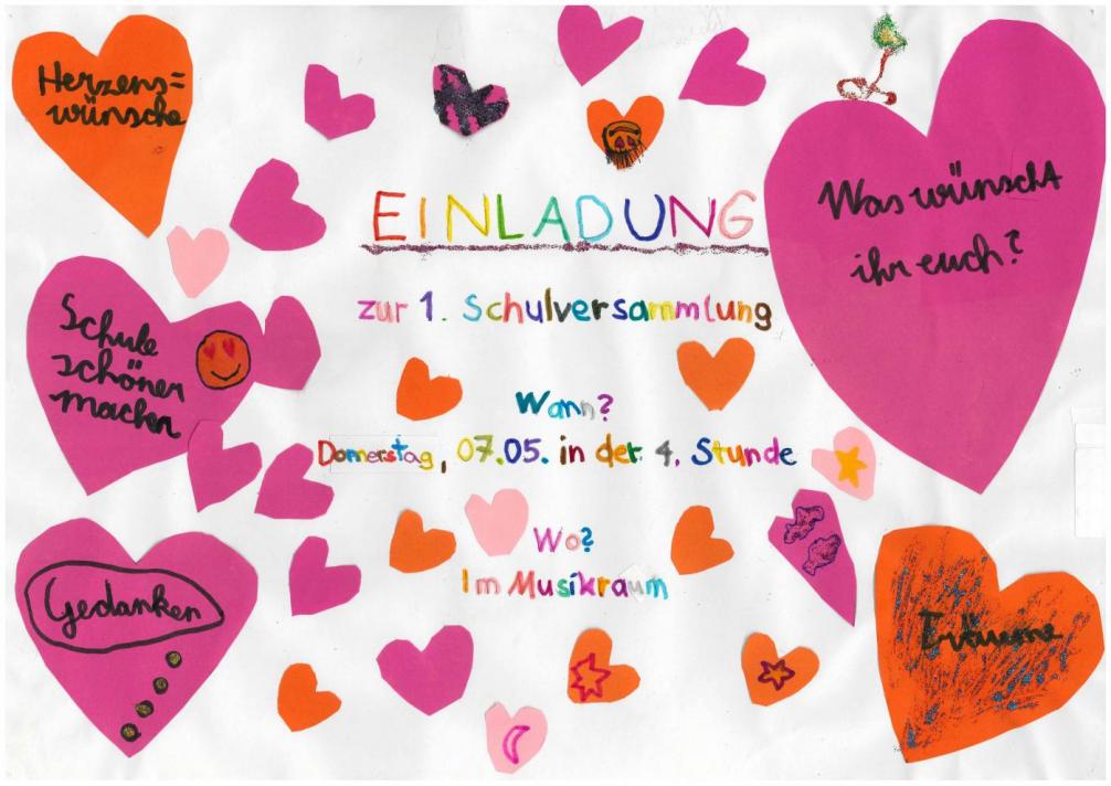 © VS Seefeld Plakat Schulveranstaltung 2
