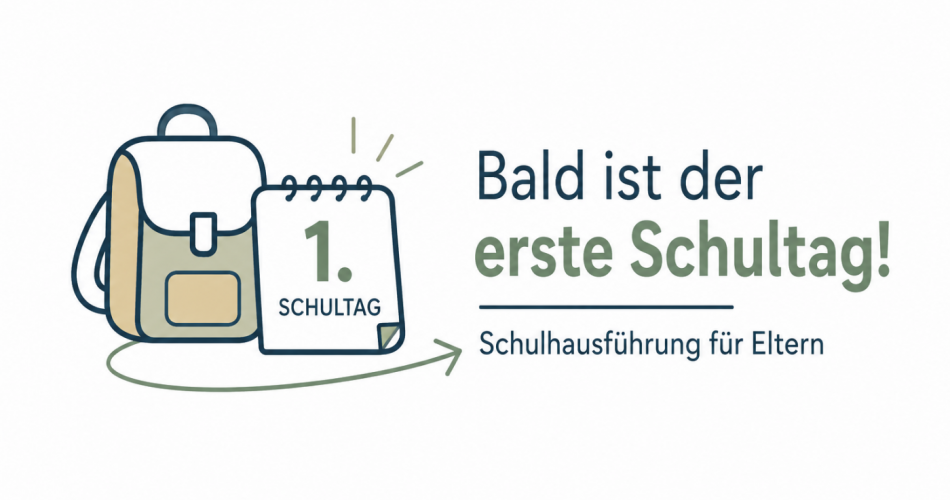 Bald ist der erste Schultag!